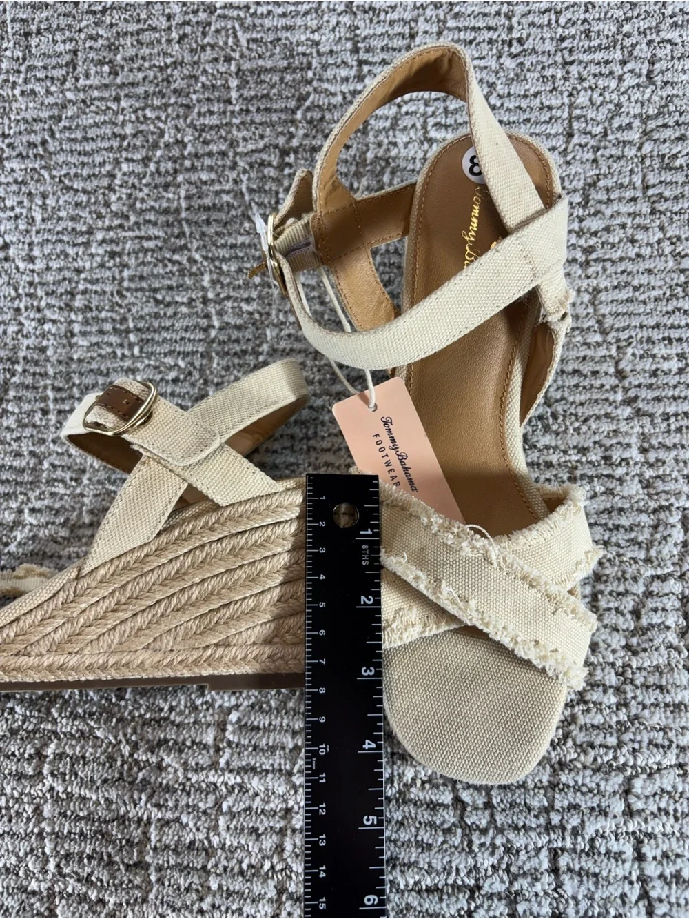 NEW Tommy Bahama Size 8.5 Bethany Espadrille Wedge Sandals